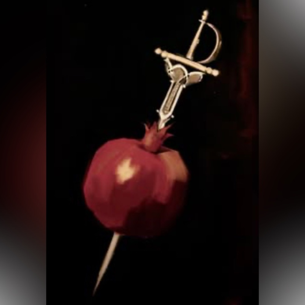 Fruit of the Dead~ Pomegranate Persephone Adonis Greek Gods Spinel Seed Necklace - Picture 4 of 11